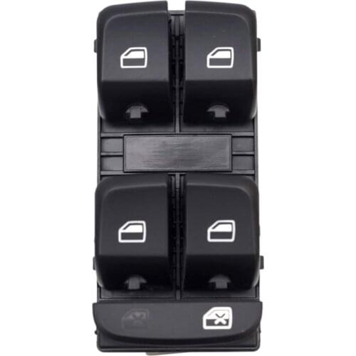 Car Window Control Switch Panel Button Electric Master Power for A4 B8 A5 Q5 2007-2012 8K0959851D