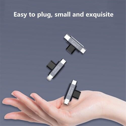 2 in 1 USB C Splitter Adapter USB Type C Female to USB-C Micro Male Converter Type-C to Dual USB 3.1 Type C Charger Connector