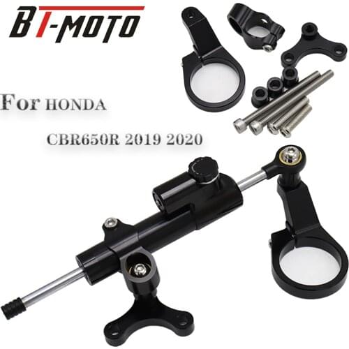2019 2020 The New Motorcycle Accessories Aluminum Adjustable Steering Damper Bracket Stabilizer Kit For HONDA CBR650R CBR650 R