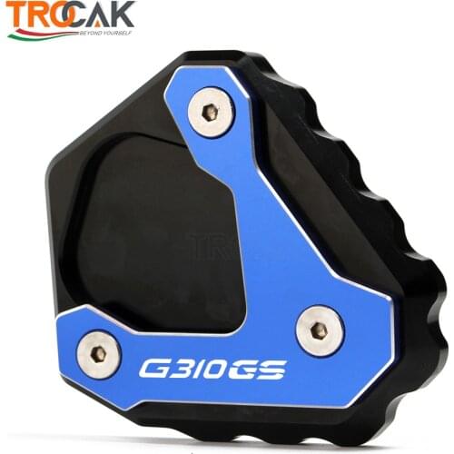 Motorcycle Kickstand Extension Plate Foot Side Stand Enlarge pad For BMW G310GS G 310GS G 310 GS 2017 2018