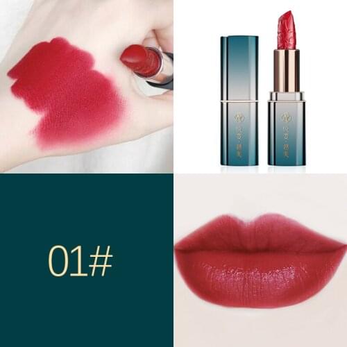 Relief Craftsmanship Lipstick 3 Colors Lipstick Waterproof Lasting Velvet Semi-matte Beauty Lip Gloss Natural Sexy Lip Lipstick