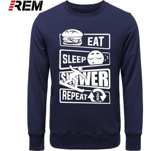 REM Brand-Clothing Eat Sleep Snowboard Snow Board Snowboarder Freestyle Freeride Fashion Hoodies, Sweatshirts