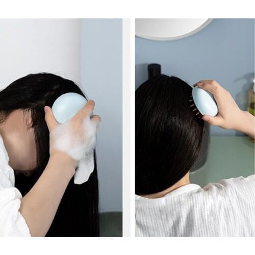Shampoo Scalp Hair Massager Comb Bath Silicone Massage Brush Scalp Massager Hair Shower Washing Brush Comb SPA Bath Care Tool