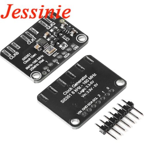 SI5351 Clock Generator Module GY-SI5351 Clock Signal Generator Module High Frequency Signal Square Wave Frequency 8KHz-160MHz