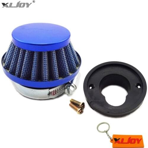 Blue Racing 44mm Air Filter Stack Adapter For 2 Stroke 47cc 49cc Engine Carburetor Mini Moto Pocket Bike Go Kart Kids ATV Dirt