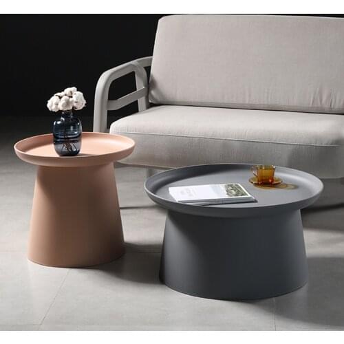 Louis Fashion Nordic Tea Table Simple Living Room Small Family Tea Table European Round Simple Tea Table Side Table