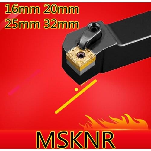 Angle 75 MSKNR1616H12 MSKNR2020K12 MSKNR2525M12 MSKNR3232P12 MSKNL1616H12 MSKNL2020K12 MSKN the Right/Left CNC Turning tools