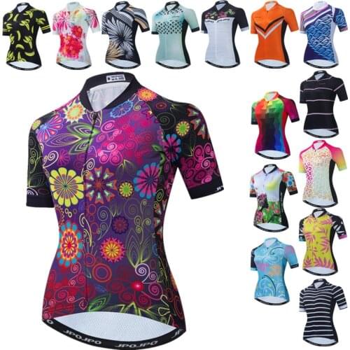 Weimostar Womens Cycling Jersey 2021 Pro Team Cycling Clothing Mountain Bike Jersey Racing Sport Bicycle Shirt Road Biking Tops