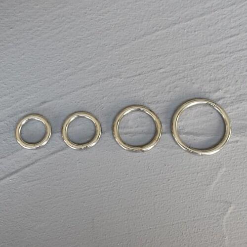 1 Pcs 15mm/20mm/25mm/30mm belt buckle O Ring Leather Bag Belt Strap Dog Chain Buckle Snap Clasp Clip Bag Parts Accessories