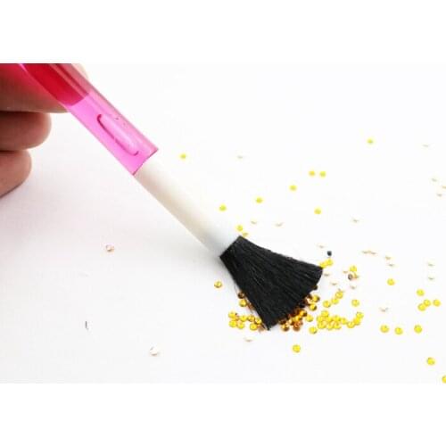 1pc Nail Art Rhinestone clean pen nail Rhinestone pick up brushes clean table manicure tools