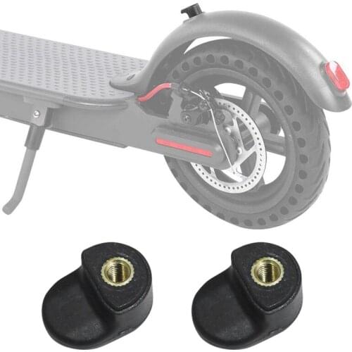 2Pcs Rear Fender Mudguard Scooter Body Folding Force Hook Accessories for Xiaomi Mijia M365 Electric Scooter Skateboard Black