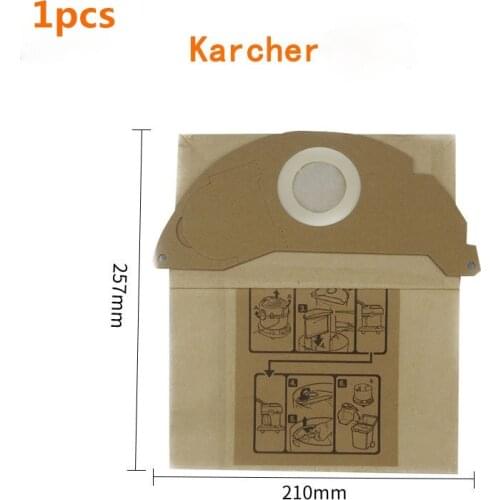 For Chrcher vacuum cleaner accessories dust bag A2 series S2500/WD series vacuum cleaner general dust bag paper bag