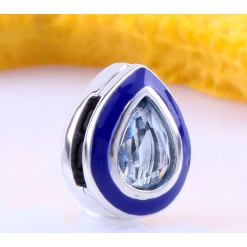 New Reflexions Series S925 Sterling Silver String Decoration Flat Watch Chain Drop Accessories