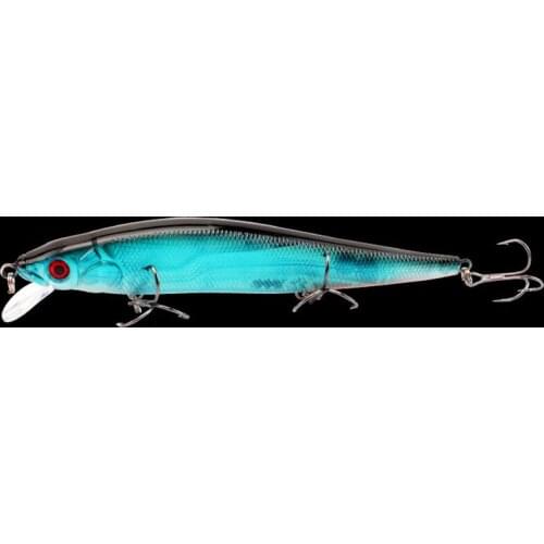 Artificial Minnow Floating Wobblers 14cm/22.3g Plastic Fishing Bait 3D Eyes Anti-corrosion Bionic Fishing Lure Hard Bait