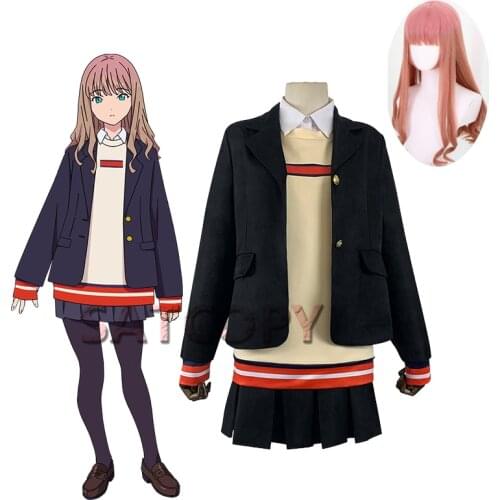 Anime SSSS.DYNAZENON Cosplay Costumes Yume Minami Costume Women Uniforms Wig Halloween Skirt Girls Lolita