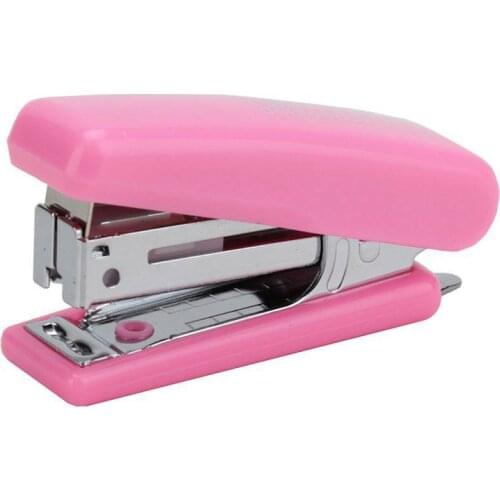 0222 small mini stapler pocket cute cartoon stapler 10# staple for students lab equipment educational classroom supplies