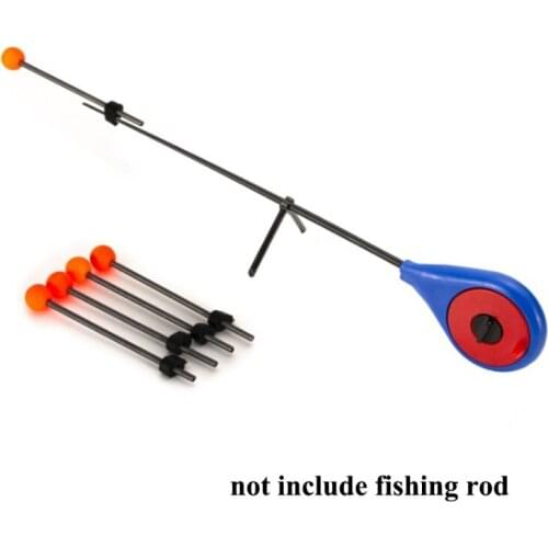5Pcs 10cm/9cm Mini Winter Ice Fishing Rod Winter Fishing Pole Rod Tip Fishing Accessory Plasitic Travel Sea Fishing Spinning Rod