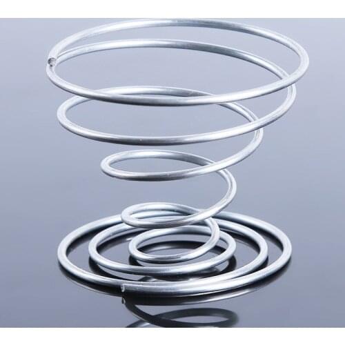 Fashion Metal Iron Spring Base Flower Stand Shelf Floor Hollow Shaped Air Plants Home Decor Balcony Flower Plant Holder