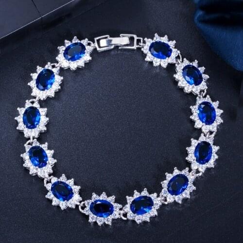 S925 Sterling Silver Bracelet Fashion Simple AAA Zircon Bracelet Wedding Jewelry for Women