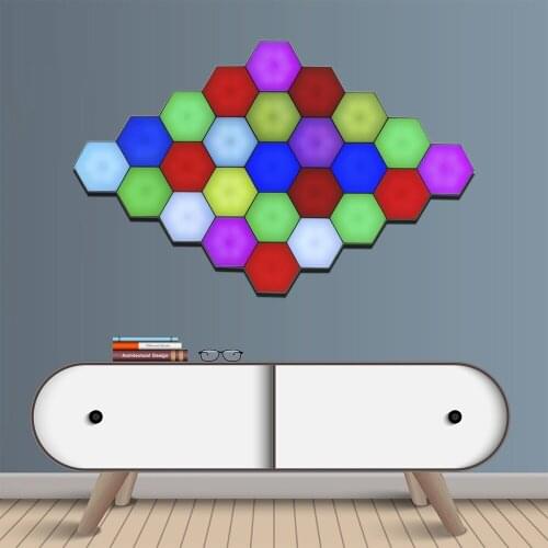 Nordic RGB LED Wall Lights Lighting for Bedroom LED Light Touch Sensitive Living Room Wall Lamp Indoor Bedside Lights Fixtures