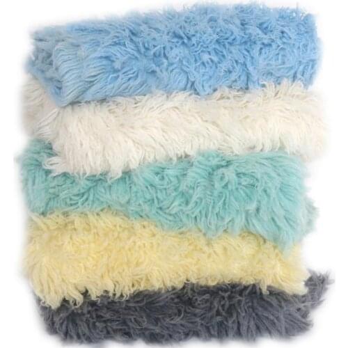 Newborn Flokati blanket Curly Wool Rug Blanket For Baby Photography Props On The Beanbag Covering Greek Wool Blanket