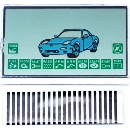 Russia Version A9 LCD display loop For Starline A9 2-way Remote Starter A9 with Zebra Stripes LCD Display Screen Flexible Cable