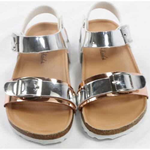2020 Summer Kids Shoes Brand Open Toe Toddler Girls Sandals Orthopedic Corks PU Leather Baby Girl Sandals Shoes