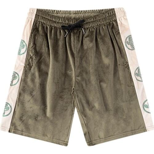 Cactus String Mark Print Shorts Hip Hop Cargo Shorts Mens Streetwear Joggers Pockets Pants 2021 Summer Casual Short Oversized