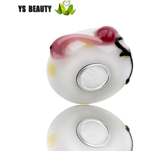 Thousands of paper cranes large beads silver beadsDIY beaded silver bracelet charm bracelets and jewelry to make gifts for women