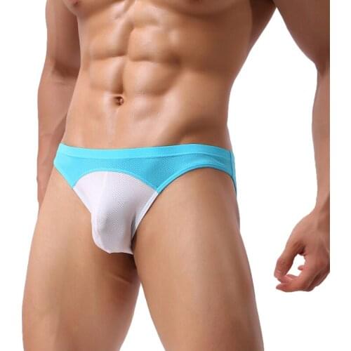 Comfy Nylon Mesh Sexy Jock Strap Men Underwear Thong Briefs Hot Pouch Bag Enhancing Erotic Man Jockstrap Gay Tangas Briefs