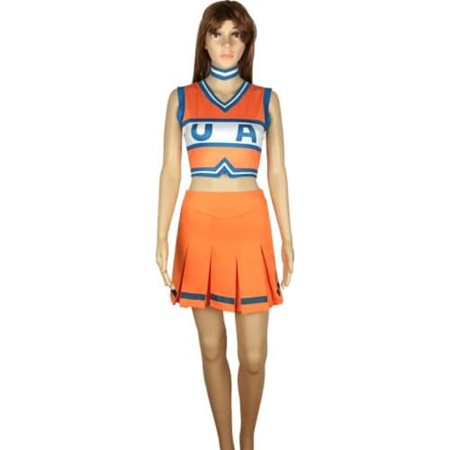 Hot Selling Anime Cosplay Cheerleader Uniform Costume Fashionable No Sleeve My Hero Academia Cosplay Cheerleader Uniform