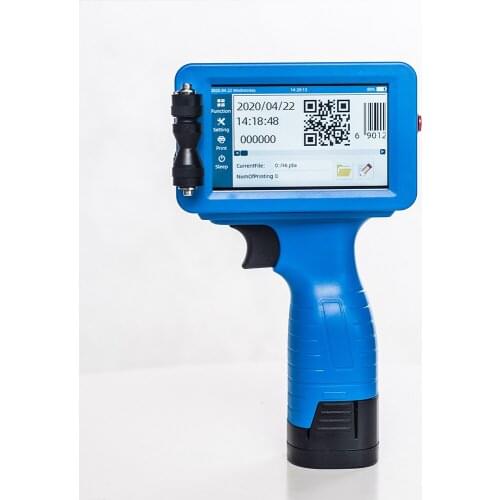 YC Portable Inkjet Batch Code Print Machine for Code Marking on Plastic Carton Wood YC-100