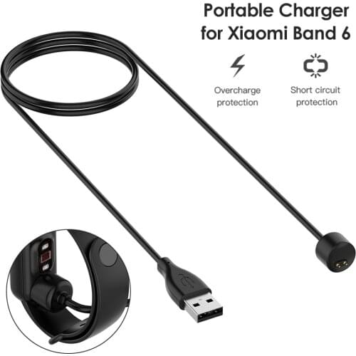 50cm USB Charging Cable Cradle for Mi Band 6/6 NFC/5/5 NFC Smart Watch Bracelet Charger Dock Station
