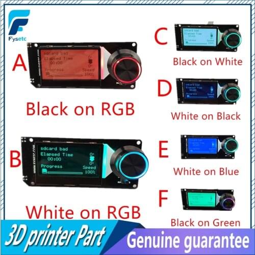 MINI12864 LCD Display Screen mini 12864 Smart Display 128x64 5V Supports Marlin DIY For SKR With SD Card For 3D Printer Parts