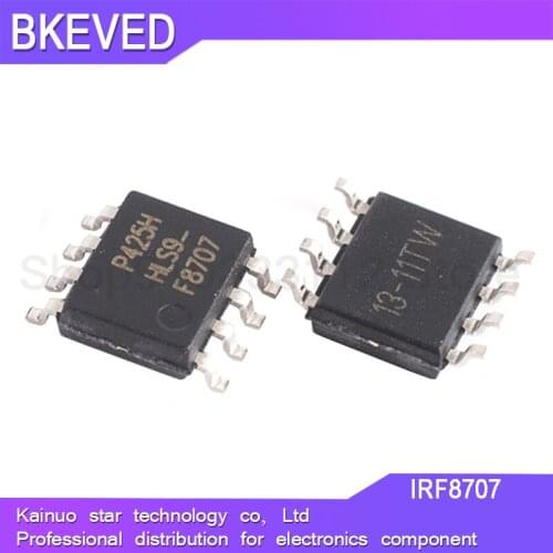 10PCS IRF8707TRPBF SOP-8 IRF8707TR SOP IRF8707 SOP8 F8707 IRF8707G SMD
