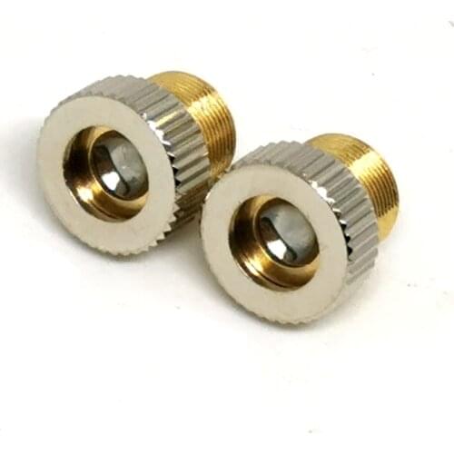 2pcs 405nm Focusing Lens for 450nm 515nm Dot Focus Coated Glass Lense w Caps M9*0.5 405-G-2