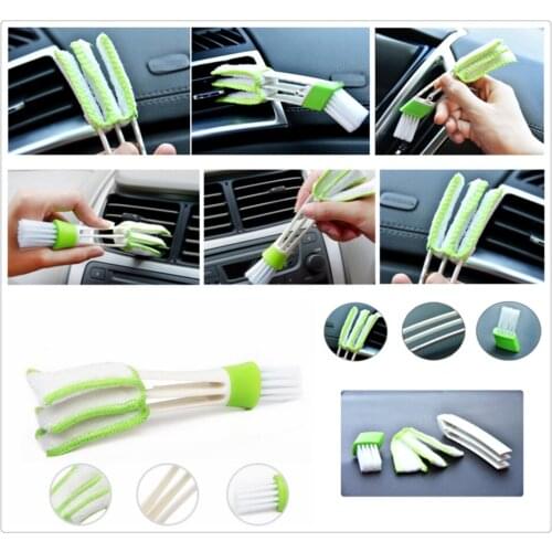2PCS Car Air Conditioner Vent Outlet Cleaning Brush SLIT Cleaner Duster Brush for Hyundai CCS NEOS-3 Accent SR HND-4 Blue-Will
