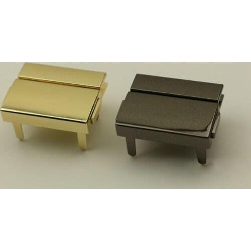 6 pcs/lot 2 kind color high-grade handbags hardware accessories Mortise lock diy bag style box shaped lock