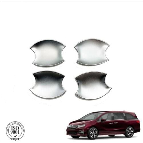 For 2018 2019 2020 Honda Odyssey Car Accessories ABS Chrome Door Handle Bowl Cover Cap Sticker