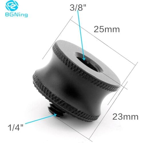 BGNing 3/8 Female to 1/4 Male Adapter Screw Camera Tripod Ball Head Monopod Flash Light Stand Mount Photo Studio Accessories
