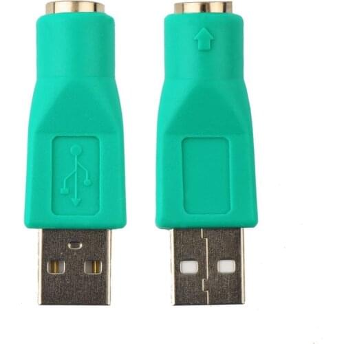 Est 1pcs USB Female to PS2 PS/2 Male Adapter Converter keyboard Mouse Mice &Whole Alipower Drop Shipping
