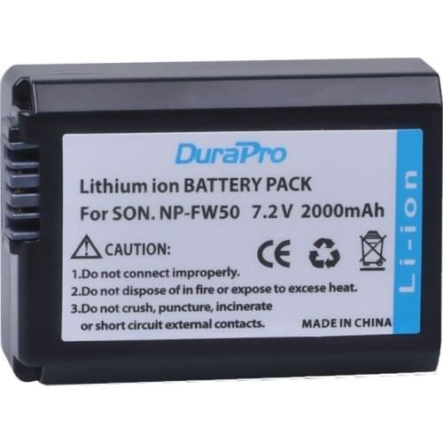 DuraPro NP-FW50 NPFW50 NP FW50 Battery for Sony Alpha A33 A35 A37 A55 SLT-A33 SLT-A35 SLT-A37 SLT-A37K SLT-A37M SLT-A55 SLT-A55V