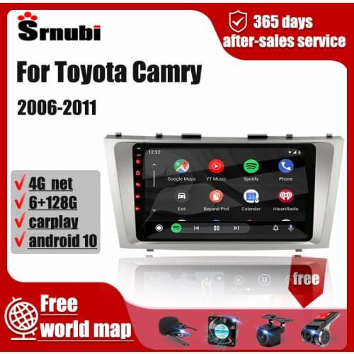 For Toyota Camry 6 XV 40 50 2006-2011 Carplay Android Car Radio Multimedia Video 2 Din Navigation DVD speakers accessories audio