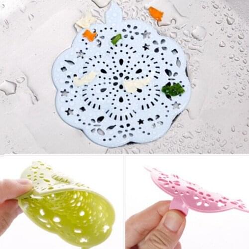 Anti-Shift Flower Hair Catcher Stopper Bathtub Shower Drain Filter Trap Garbage Sink Strainer Bathroom Kitchen Accessories