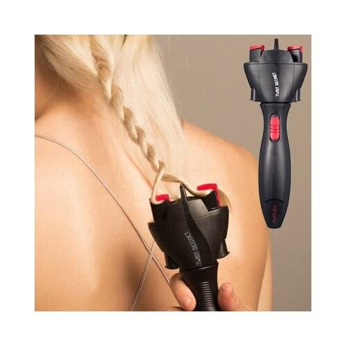 Hot ！Electric Hair Styling Tool women children Automatic Knitted Device Hair Braider Styling Two Strands Twist Braid Maker Hair