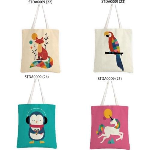 Cartoon small animal pattern Things for the home Bag in the maternity hospital free shipping items Handbag Female bag packaging