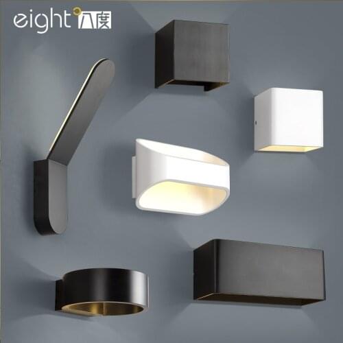 Modern LED Nordic Wall lights for living room fixtures bedroom waterproof outdoor Wall Lamps stairs wall sconce aisle lighting