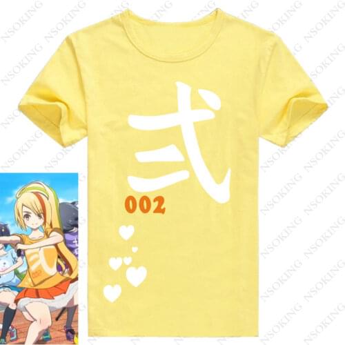 New ZOMBIE LAND SAGA Konno Junko Coslay T-Shirt Anime Minamoto Sakura Tees Cosplay Short Sleeve T shirt
