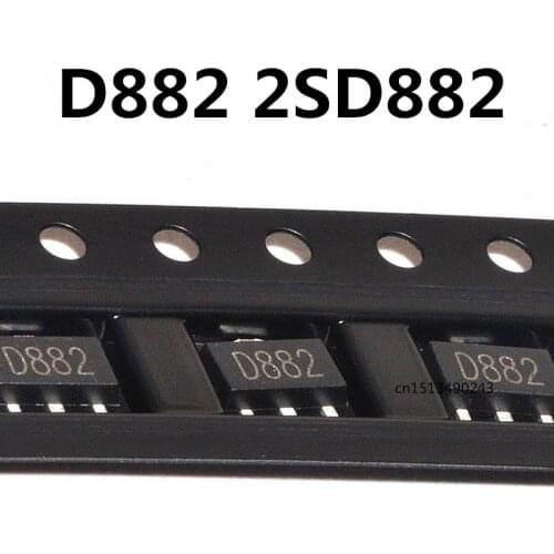Original 100pcs/ D882 2SD882 SOT89