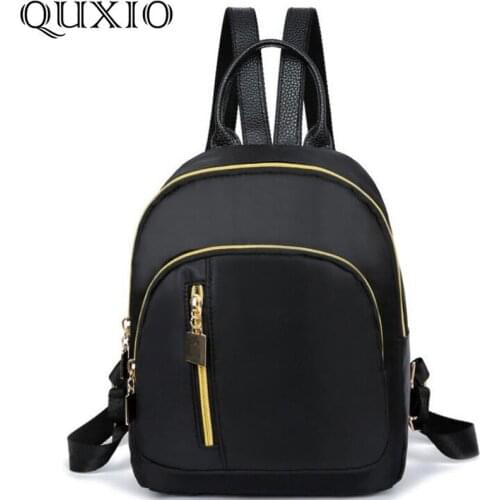 Simple casuals paragraph new fashion casual womens backpack out travel bag fresh student bag campus wind bag women bag CZ30